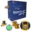Steamspa Indulgence 12 KW Bath Generator with Auto Drain-Polished Gold IN1200GD-A
